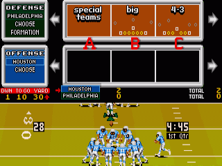 John Madden American Football screenshot 3 for Amiga